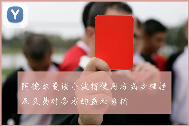 阿德尔曼谈小波特使用方式合理性及交易对各方的益处分析